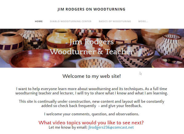 Jim Rodgers' Designs in Wood